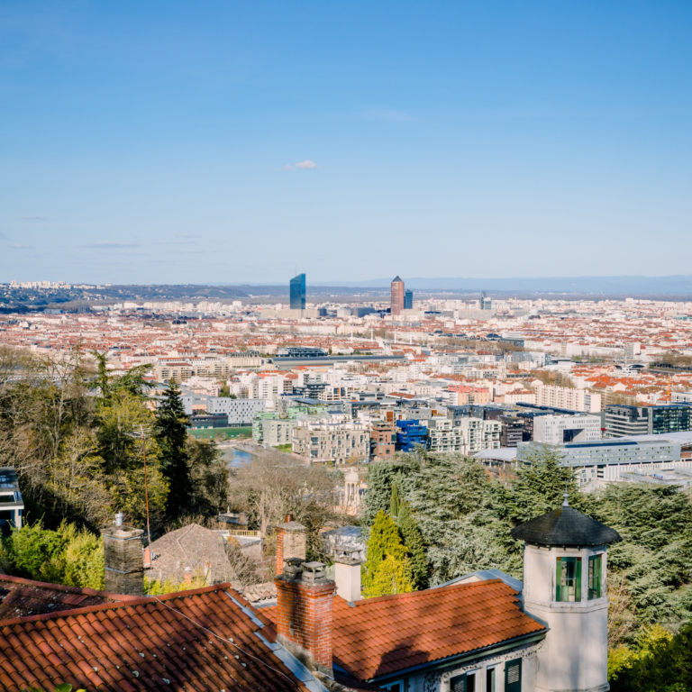 Vue depuis SaintFoy les Lyon